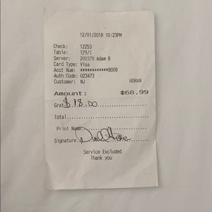 Niall Horan signature